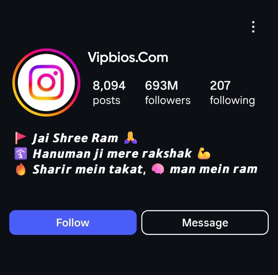 Jay Bajrangbali Bio for Instagram