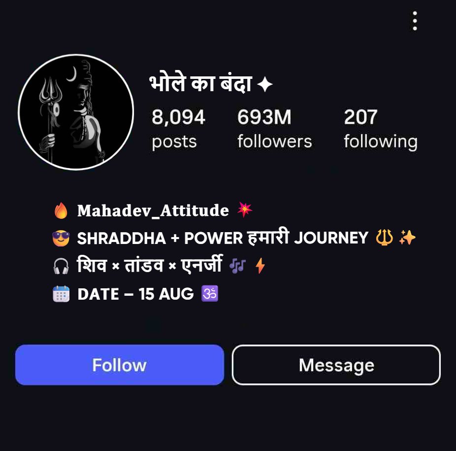 Attitude Mahadev Bio in Hindi For Boys