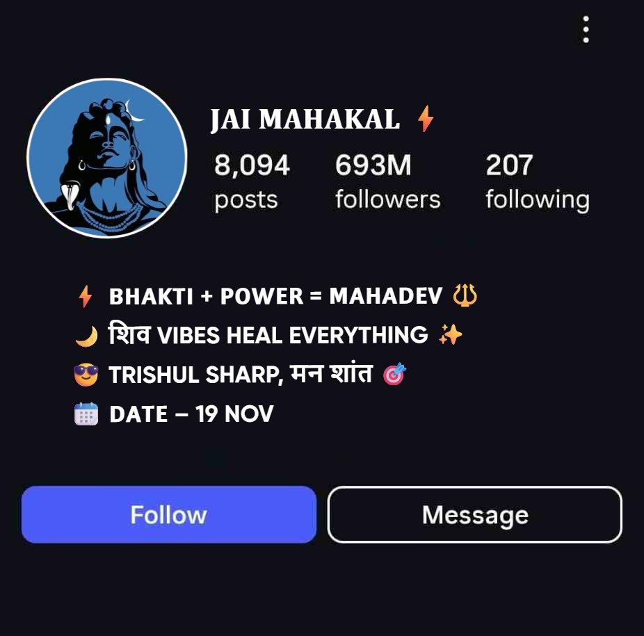 Best Mahadev Bio For Instagram (Copy, Paste)
