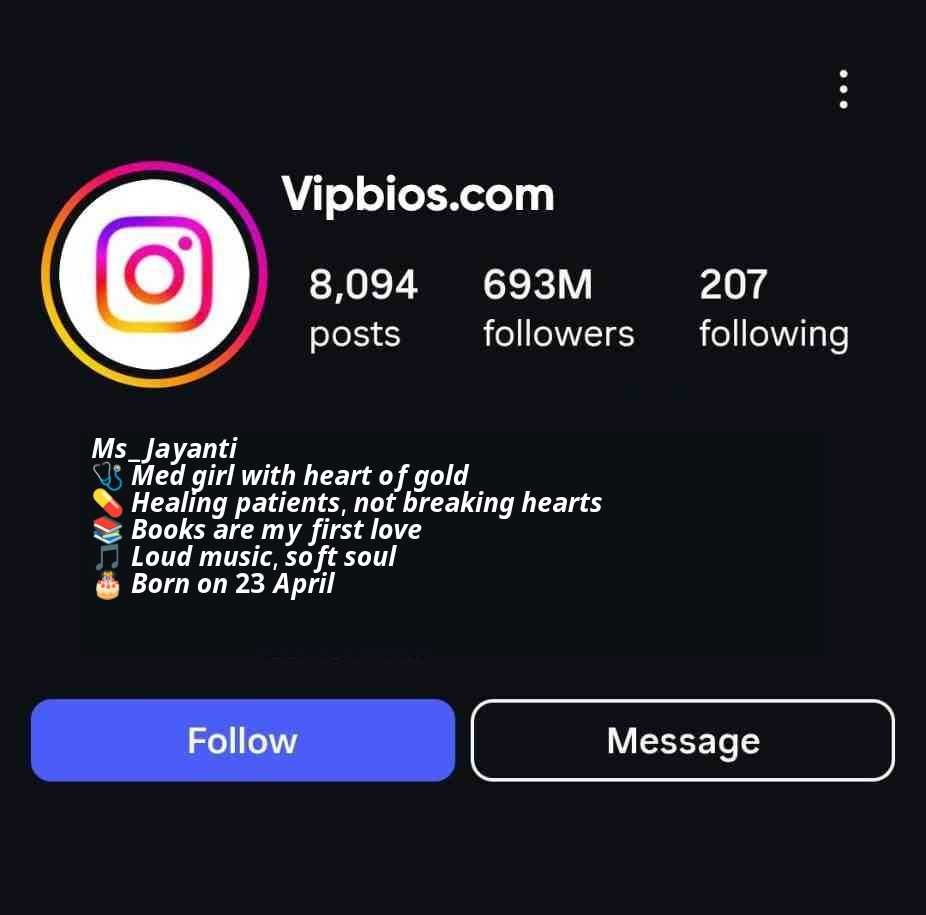 medical student bio