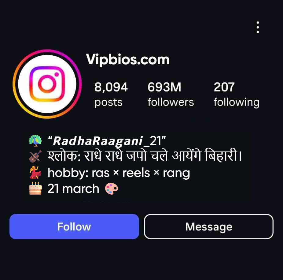 Sanskrit Bio For Instagram For Girls