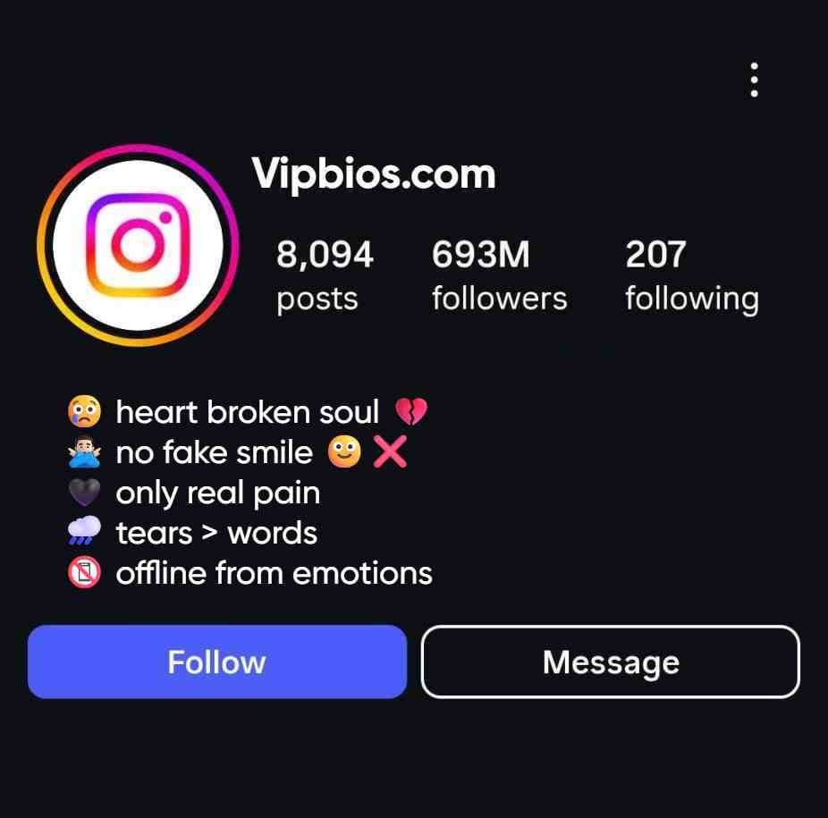 Best Broken Bio for Instagram