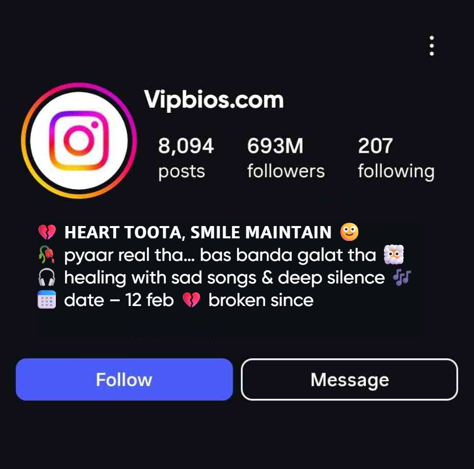English Broken Bio for Girls