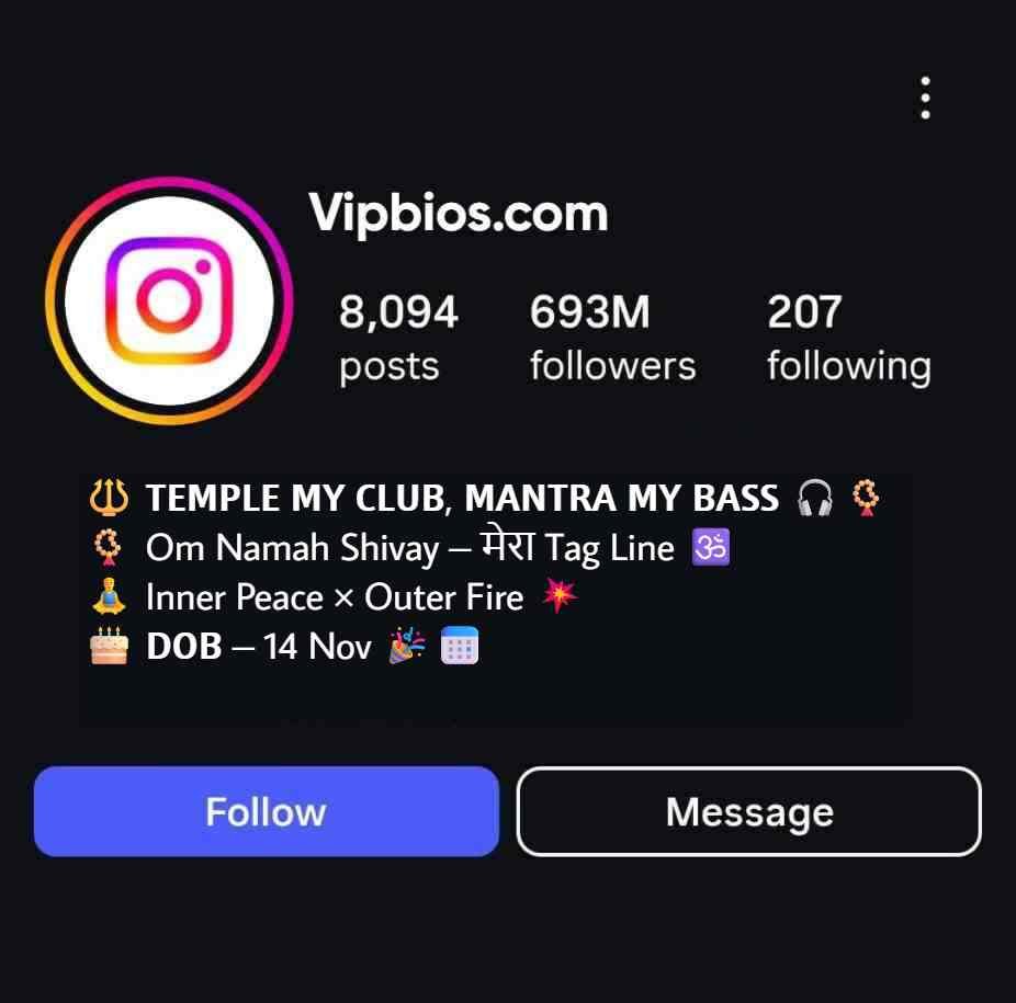 Instagram Bio For Sanatan Bhakts