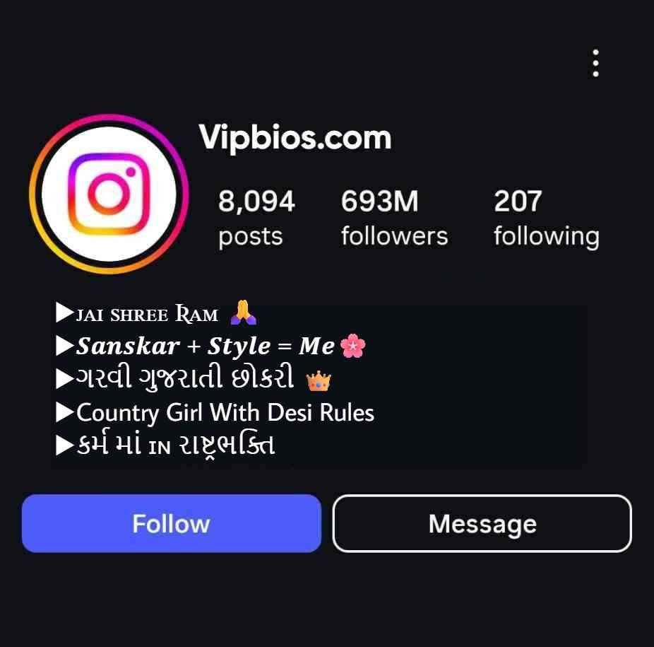 Instagram Bio For Hindu Girls In Stylish Font