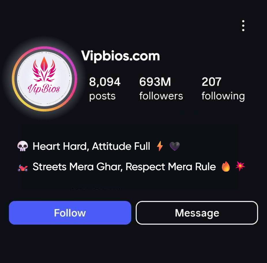 2 Line Badmashi Bio For Instagram
