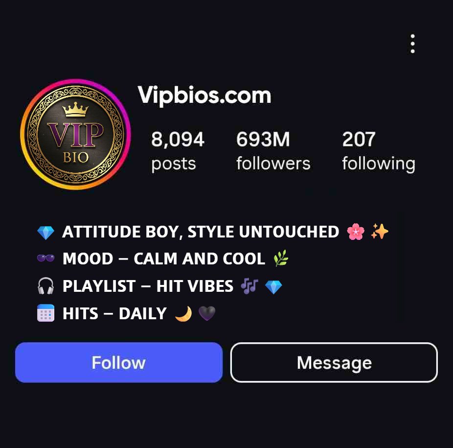 Attitude Quote For Instagram Bio
