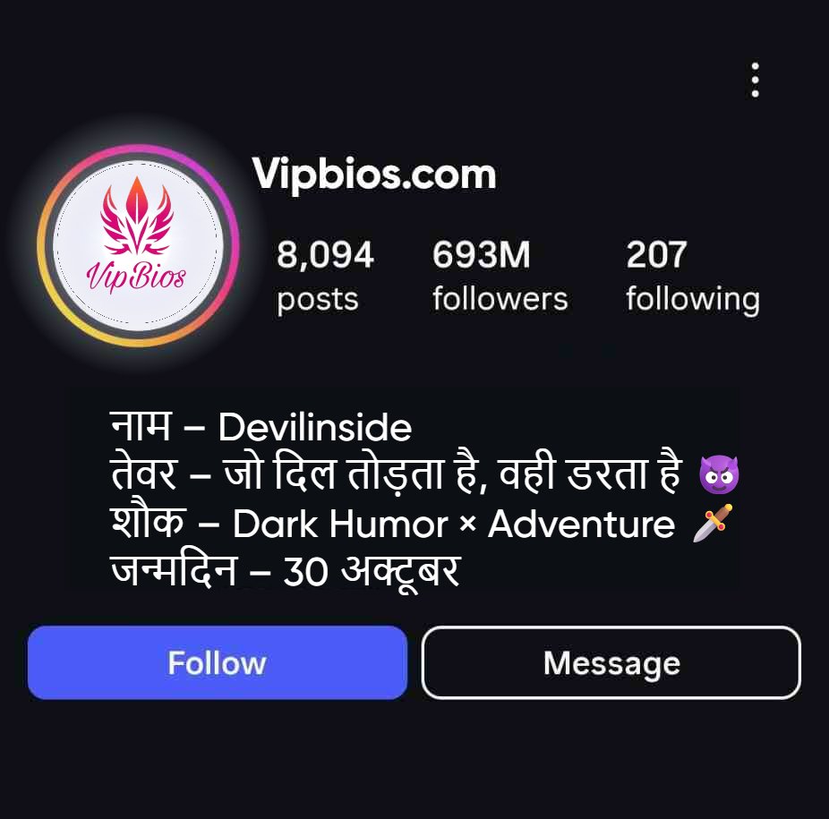 Best Devil Bio For Instagram