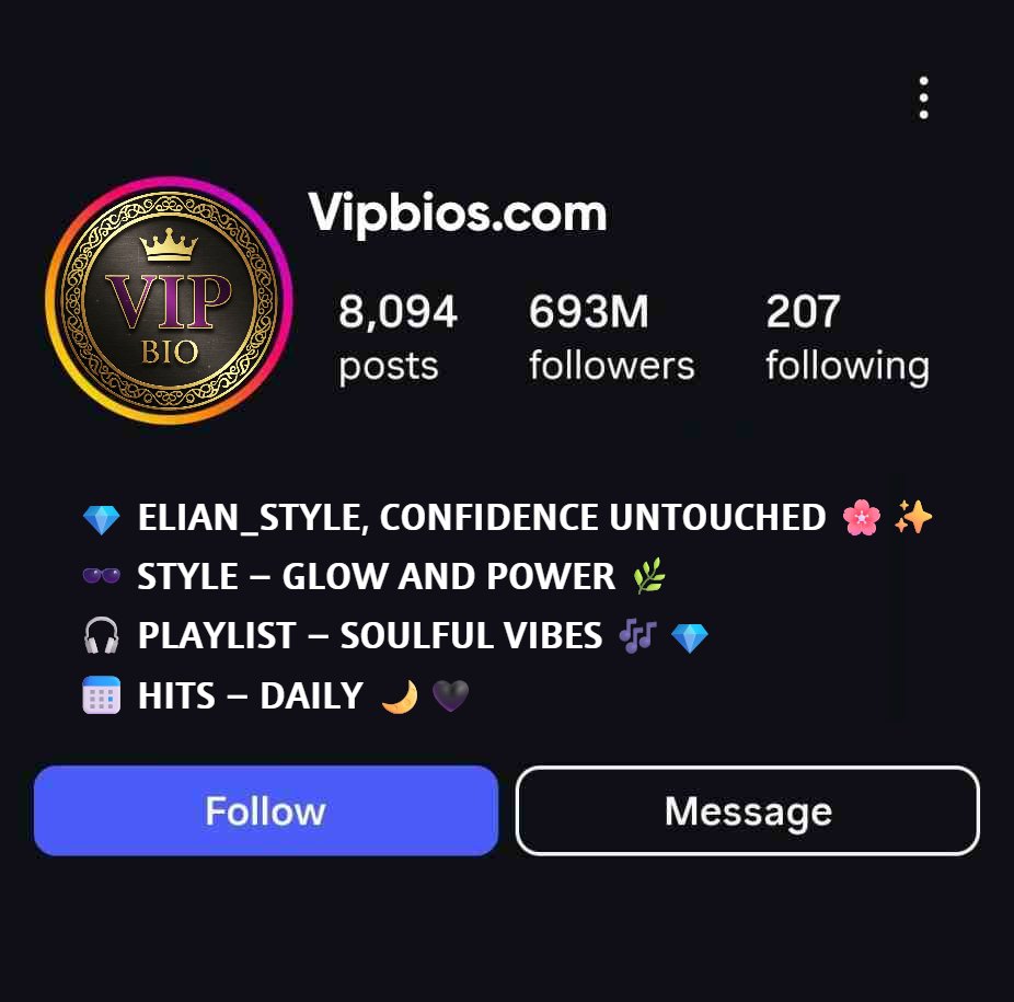 Stylish Bio Attitude For Instagram