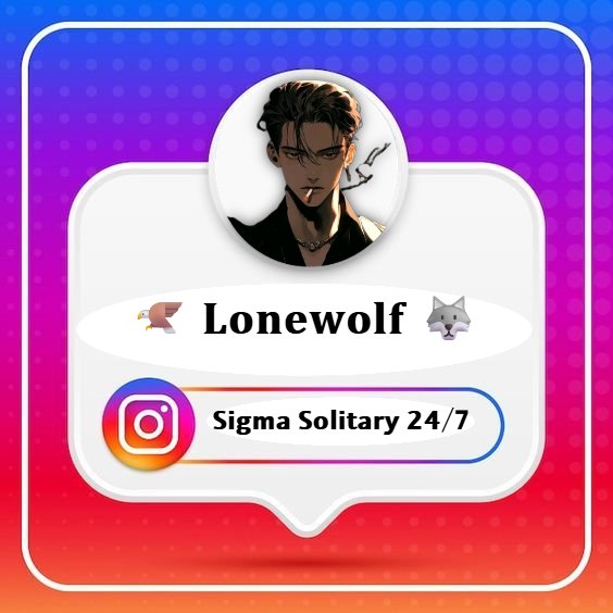 Cool One Word Sigma Bio For Instagram