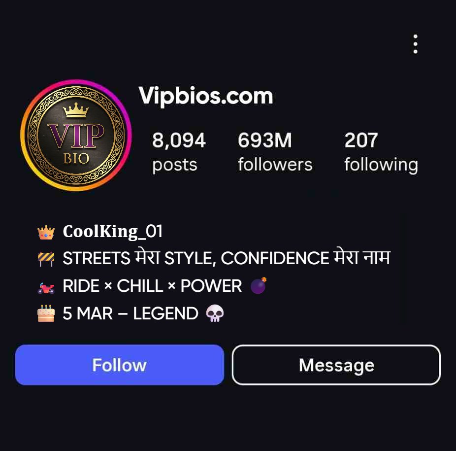 Cool Short Bio For Instagram With Emojis