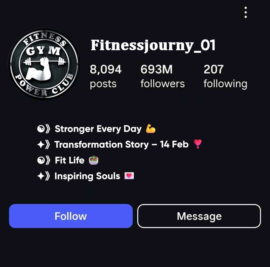 Gym Bio Ideas For Fitness Influencer 