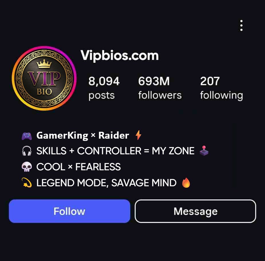 Instagram Bio For Boys Cool Fonts