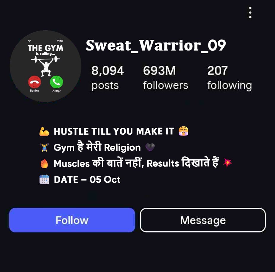 Instagram Caption For Gym Enthusiast