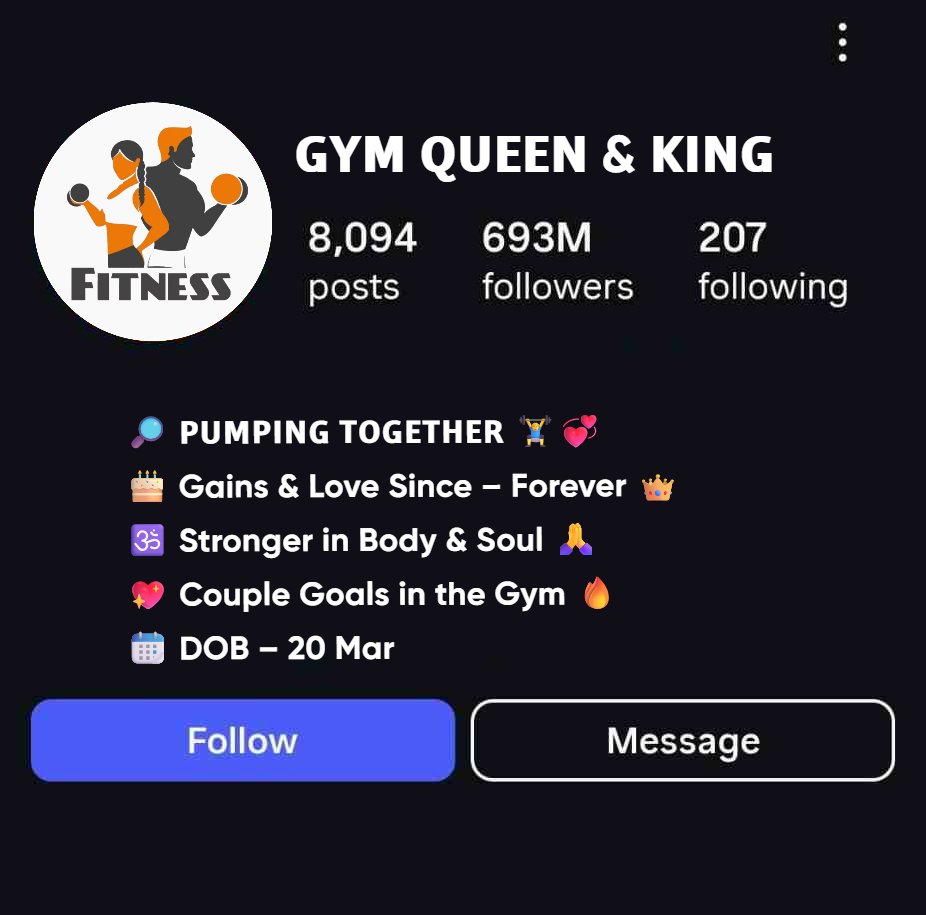 Instagram Gym Bio Ideas For Couples 