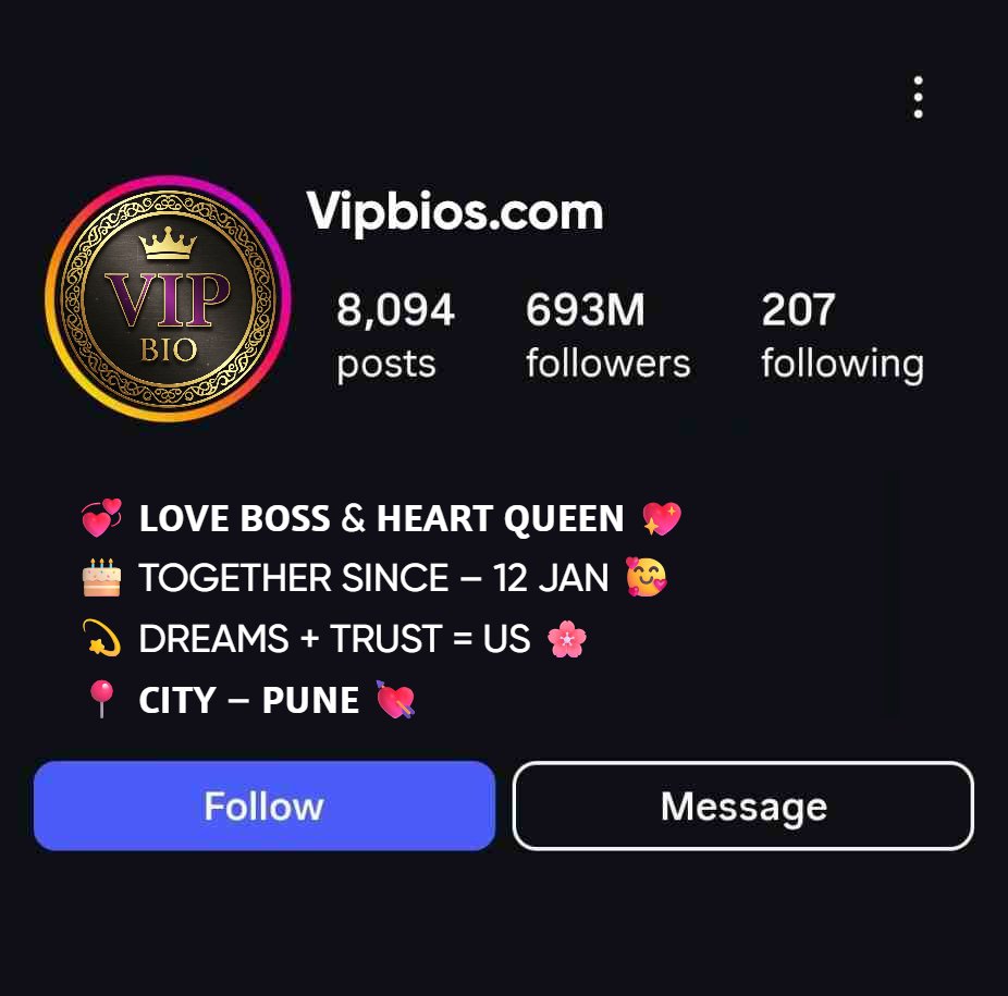 Matching Love Bios For Couples