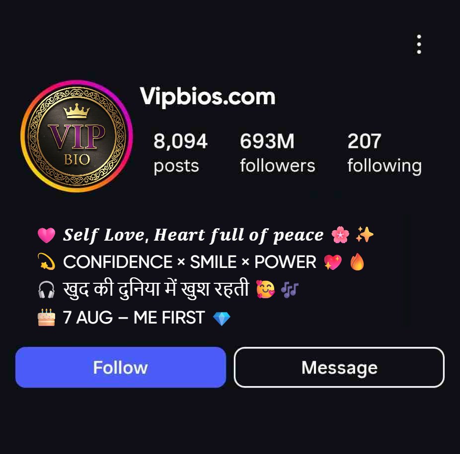 Self Love Bio For Instagram With Emojis