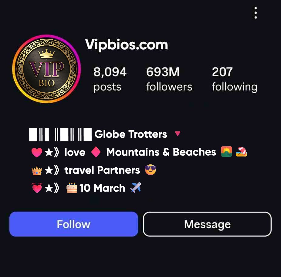 Traveler Couples Bio Ideas