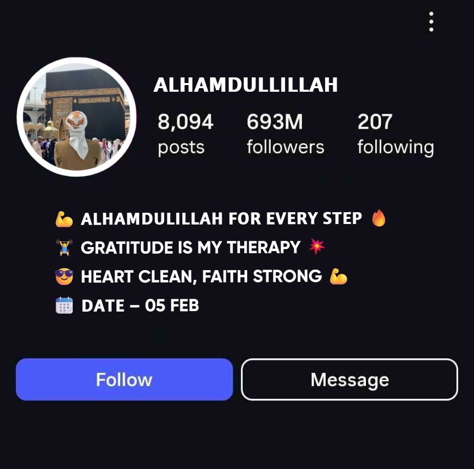 Alhamdullilah Quotes Bio For Instagram