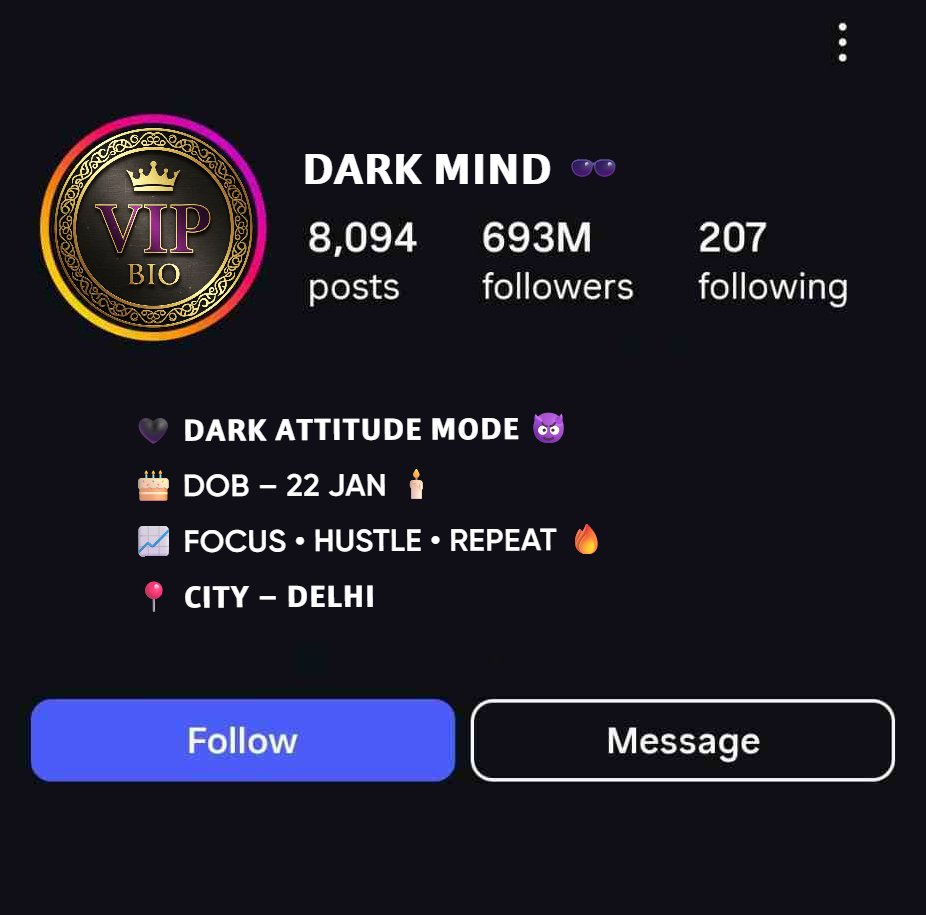 Best Deep Dark Bio For Instagram (Copy)