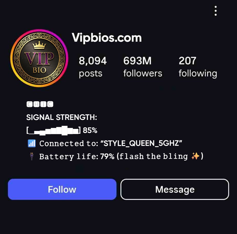 Cool & Stylish Symbols For Instagram Bio