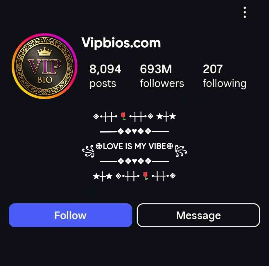 Love Symbols For Instagram Bio For Romantics