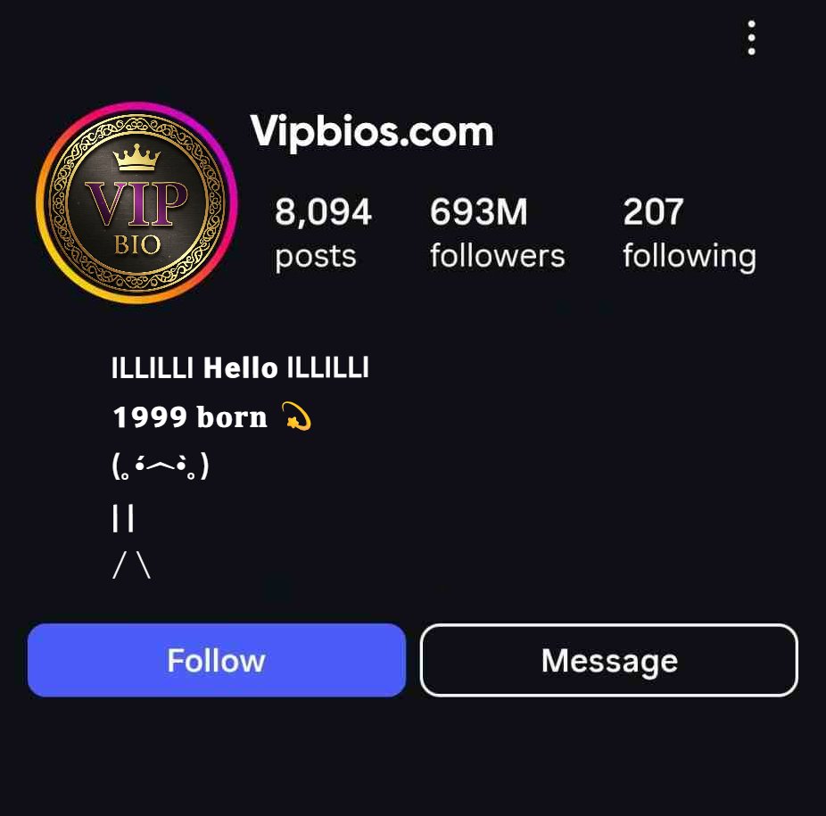 Numeric Symbols For Instagram Bio