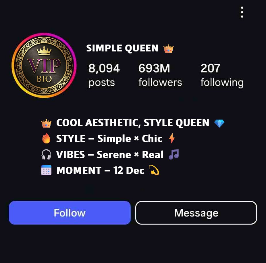 Cool Instagram Bio For Girls Simple Aesthetic