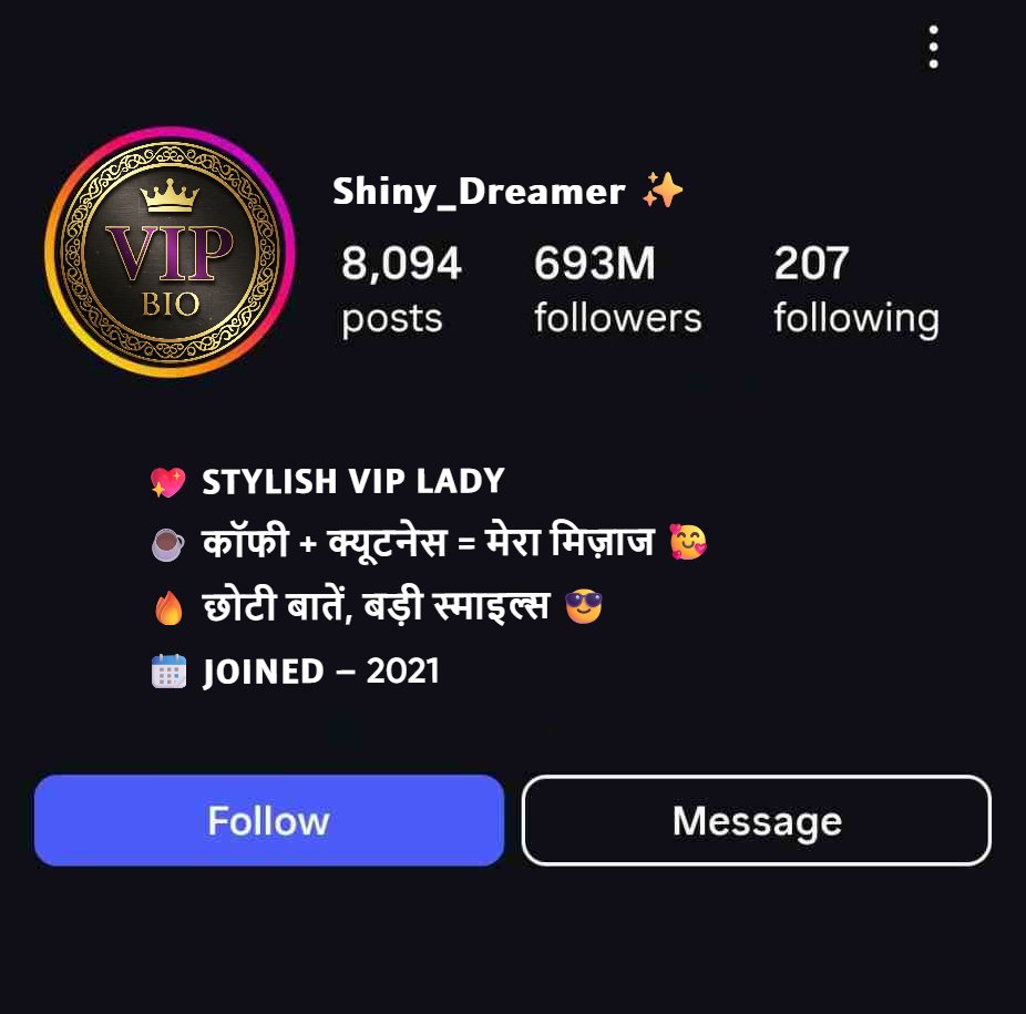 Vip Instagram Bio For Girls Simple Stylish